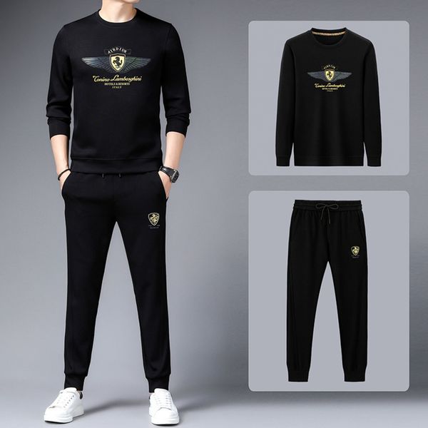 men's two-piece suit sweater set autumn new korean slim fit sports leisure t-shirt men's, Gray
men's two-piece suit sweater set autumn new korean slim fit sports leisure t-shirt men's, Gray