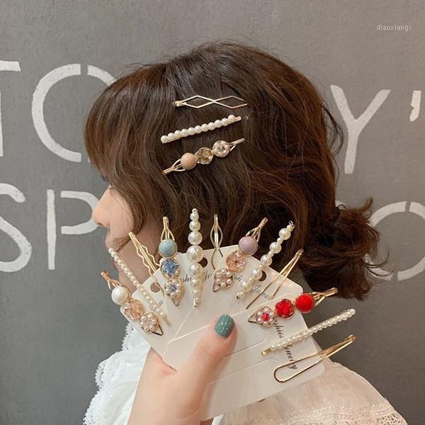 korean version of the word clip set pearl gravel hair dongdaemun sweet girl heart accessories women1
korean version of the word clip set pearl gravel hair dongdaemun sweet girl heart accessories women1