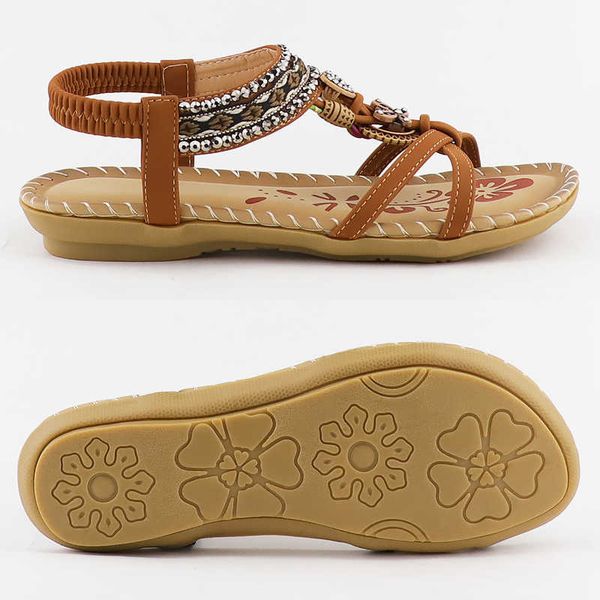 women's sandals retro fashion flower print sewing shoes rhinestone design summer soft elastic band walking y0721, Black
women's sandals retro fashion flower print sewing shoes rhinestone design summer soft elastic band walking y0721, Black