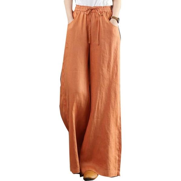 womens elastic high waist drawstring palazzo pants solid color faux linen wide leg loose maxi long trousers with pockets women's & capr, Black;white
womens elastic high waist drawstring palazzo pants solid color faux linen wide leg loose maxi long trousers with pockets women's & capr, Black;white