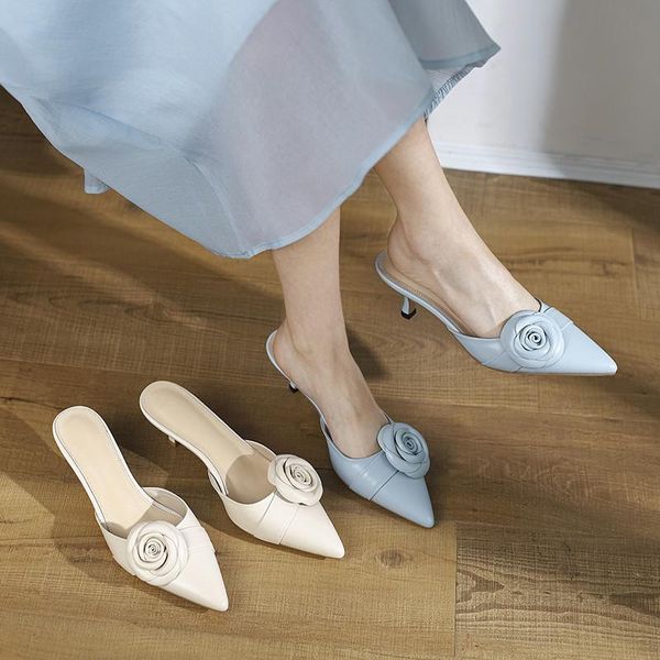 summer sweet pointed toe shoes for women flowers high heels sandals est wedding woman dress, Black
summer sweet pointed toe shoes for women flowers high heels sandals est wedding woman dress, Black