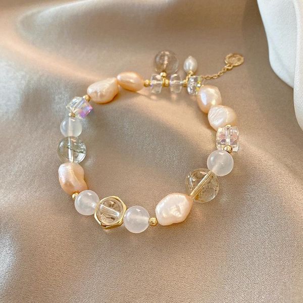 beaded, strands bohemia champagne natural freshwater pearls crystal beads strand bracelets women handmade fashion jewelry accessories ybr382, Black
beaded, strands bohemia champagne natural freshwater pearls crystal beads strand bracelets women handmade fashion jewelry accessories ybr382, Black