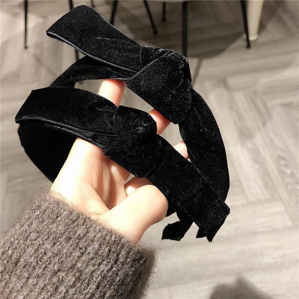 hair accessories hoop velvet wide version bowknot classic black headband versatile fashion women
hair accessories hoop velvet wide version bowknot classic black headband versatile fashion women