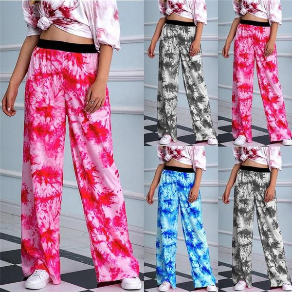 women's pants & capris 2021 tie dye printed loose elastic high waist straight cylinder casual style for summer and autumn trouser, Black;white
women's pants & capris 2021 tie dye printed loose elastic high waist straight cylinder casual style for summer and autumn trouser, Black;white