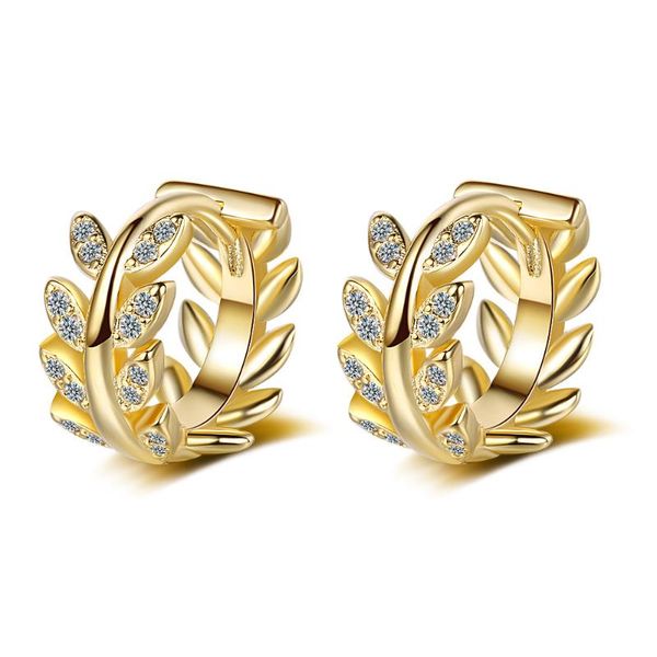 hoop & huggie simple elegant leaf crystal zircon gold color earrings adjustable women girls lady fashion wedding party jewelry 2021 trend, Golden;silver
hoop & huggie simple elegant leaf crystal zircon gold color earrings adjustable women girls lady fashion wedding party jewelry 2021 trend, Golden;silver