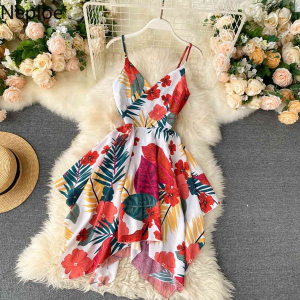 neploe boho v neck floral print dress spaghetti strap summer party women casual irregular dresses beach holiday vestidos 210423, Black;gray
neploe boho v neck floral print dress spaghetti strap summer party women casual irregular dresses beach holiday vestidos 210423, Black;gray