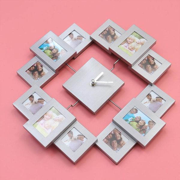 wall clocks 14 inch creative po frame fashion clock metal color paint aluminum without battery (silver
wall clocks 14 inch creative po frame fashion clock metal color paint aluminum without battery (silver