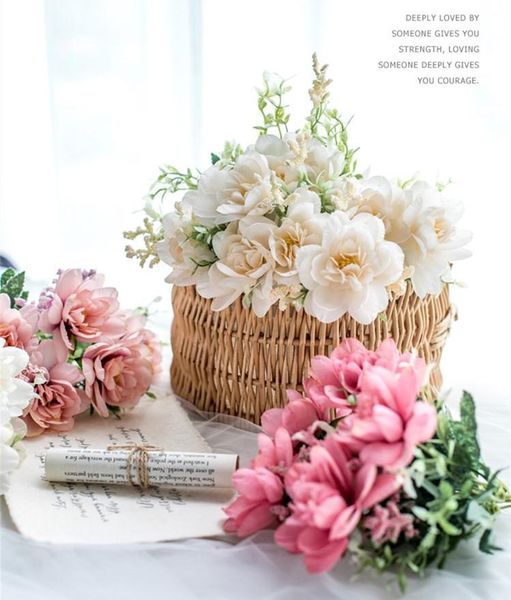 1pc ia artificial silk flower wedding home decoration simulation orchid fake bouquet decorative flowers & wreaths
1pc ia artificial silk flower wedding home decoration simulation orchid fake bouquet decorative flowers & wreaths