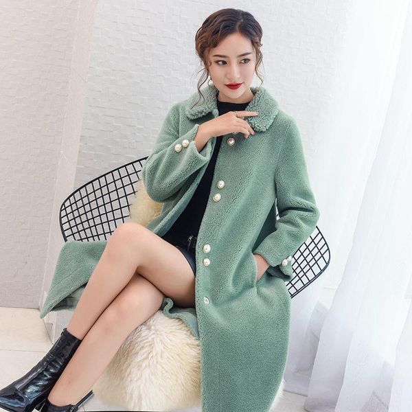 autumn winter pellet sheep wool coat women's fur integrated lamb medium and long generationtk55 jackets, Black;brown
autumn winter pellet sheep wool coat women's fur integrated lamb medium and long generationtk55 jackets, Black;brown