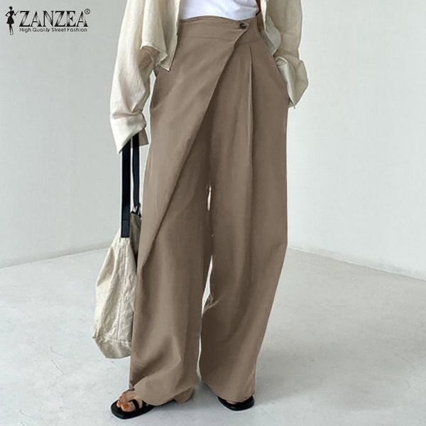 women's pants & capris femme elastic waist wide leg long 2022 summer casual button pantalon women solid elegant baggy streetwear trou, Black;white
women's pants & capris femme elastic waist wide leg long 2022 summer casual button pantalon women solid elegant baggy streetwear trou, Black;white