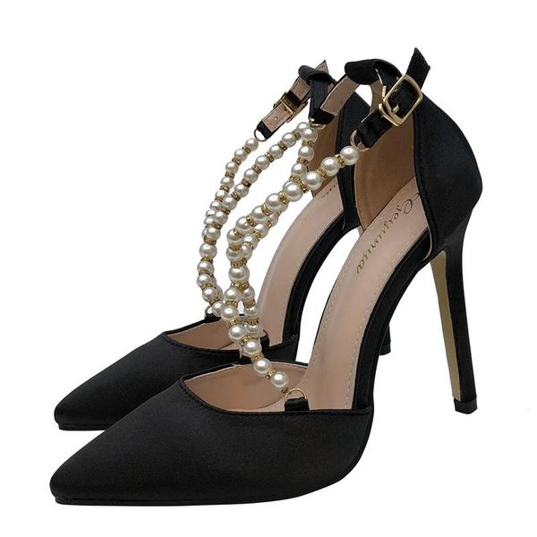 lazada women high foreign trade korean-style spring style pointed-toe hallow stiletto pearl shoes women's sandals, Black
lazada women high foreign trade korean-style spring style pointed-toe hallow stiletto pearl shoes women's sandals, Black