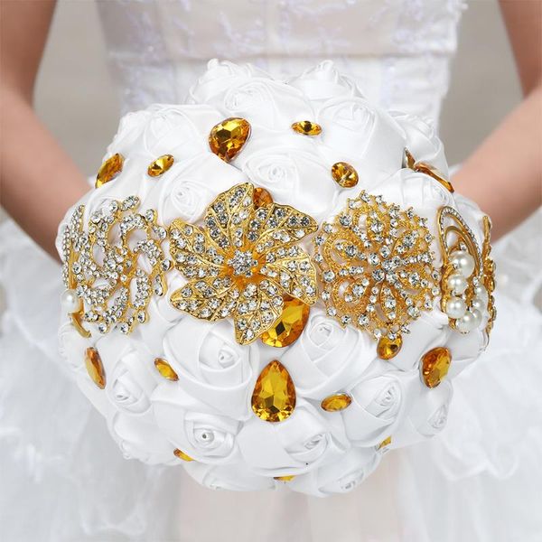 decorative flowers & wreaths hand made flower artificial wedding bouquet diamond bridal brooch satin rose with rhinestone pearls for bride
decorative flowers & wreaths hand made flower artificial wedding bouquet diamond bridal brooch satin rose with rhinestone pearls for bride