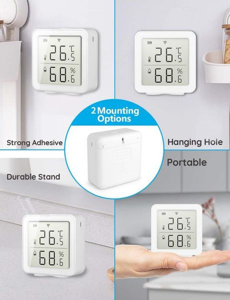smart home control wifi temperature and humidity sensor indoor intelligent linkage abnormal