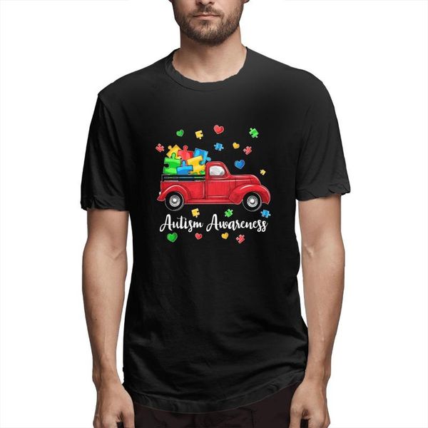 men's t-shirts red truck autism puzzle pieces awareness graphic short sleeve t-shirt 100% cotton round nevk men clothing, White;black
men's t-shirts red truck autism puzzle pieces awareness graphic short sleeve t-shirt 100% cotton round nevk men clothing, White;black