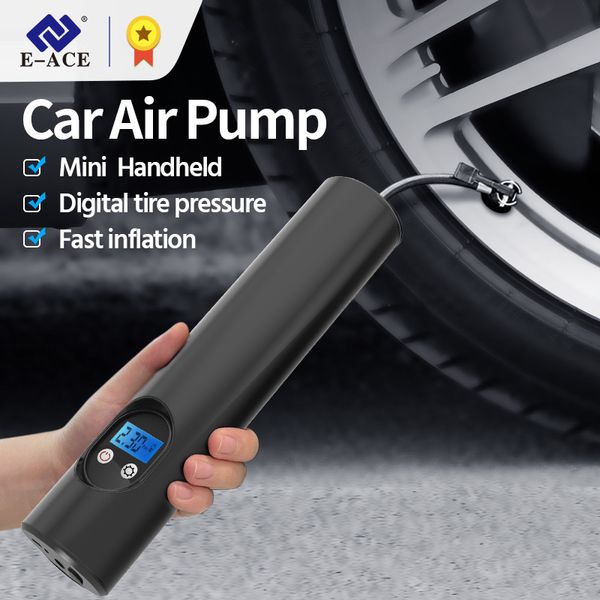 e-ace m06s inflatable compressor bicycle/car tire inflator portable rechargeable 150 psi air pump for motorcycle
e-ace m06s inflatable compressor bicycle/car tire inflator portable rechargeable 150 psi air pump for motorcycle