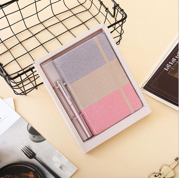 notepads 32k color checkered cotton and linen hand book set 3 blank gift box cute small fresh notebook, Purple;pink
notepads 32k color checkered cotton and linen hand book set 3 blank gift box cute small fresh notebook, Purple;pink