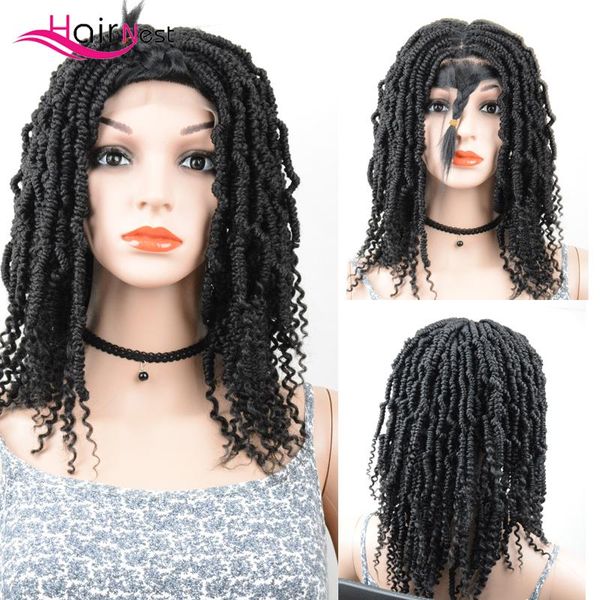 synthetic wigs hair nest diy braid box braids wig long lace front passion spring twist nu locs braiding for women, Black
synthetic wigs hair nest diy braid box braids wig long lace front passion spring twist nu locs braiding for women, Black