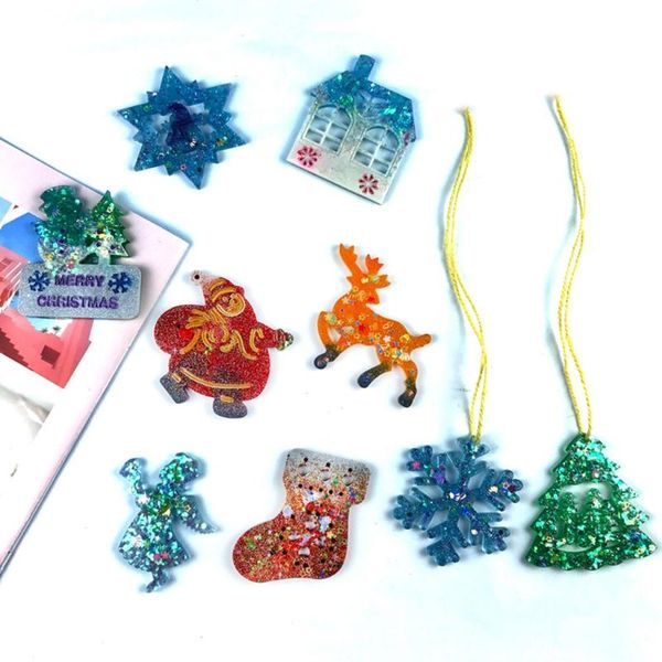 craft tools christmas decoration silicone mold diy santa claus elk snowflake phone keychain pendant crystal epoxy resin dorp ship
craft tools christmas decoration silicone mold diy santa claus elk snowflake phone keychain pendant crystal epoxy resin dorp ship