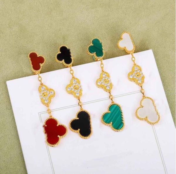 s925 silver luxurious quality three flower clip earring with white shell and purple grey shell malachite and diamonds for women wedding jewe
s925 silver luxurious quality three flower clip earring with white shell and purple grey shell malachite and diamonds for women wedding jewe