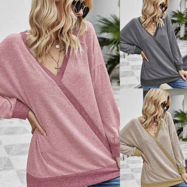women's sweaters 2021 autumn and winter t-shirt fashion knit sweater v-neck contrast off-shoulder pocket lady 0659#, White;black
women's sweaters 2021 autumn and winter t-shirt fashion knit sweater v-neck contrast off-shoulder pocket lady 0659#, White;black