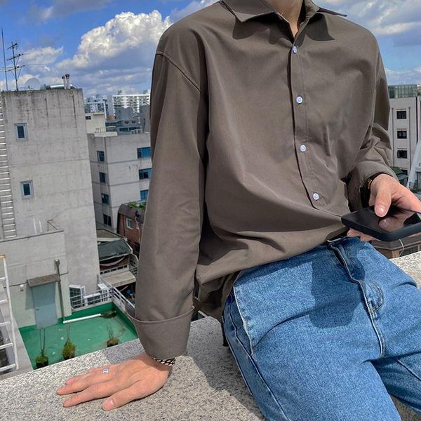 men's casual shirts fall shirt long-sleeved korean version of the trend in a non-iron loose handsome boys white, White;black
men's casual shirts fall shirt long-sleeved korean version of the trend in a non-iron loose handsome boys white, White;black