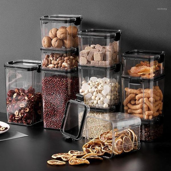 storage bottles & jars food container sealed tank glass kitchen miscellaneous grain boxes 700/1300/1800ml transparent can
storage bottles & jars food container sealed tank glass kitchen miscellaneous grain boxes 700/1300/1800ml transparent can
