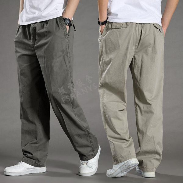 and spring autumn thin men's casual pants, oversized overalls, large loose long main push version elastic waist, Black
and spring autumn thin men's casual pants, oversized overalls, large loose long main push version elastic waist, Black