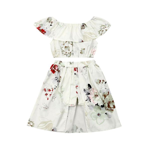 toddler kid baby girl floral clothes sets ruffles t-shirt shorts pants 2pcs outfit summer, White
toddler kid baby girl floral clothes sets ruffles t-shirt shorts pants 2pcs outfit summer, White