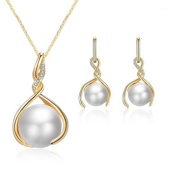 earrings & necklace dubai jewelry sets 2021 geometric pearl pendant necklace&earrings set for women bride wedding jewellery drop, Silver
earrings & necklace dubai jewelry sets 2021 geometric pearl pendant necklace&earrings set for women bride wedding jewellery drop, Silver