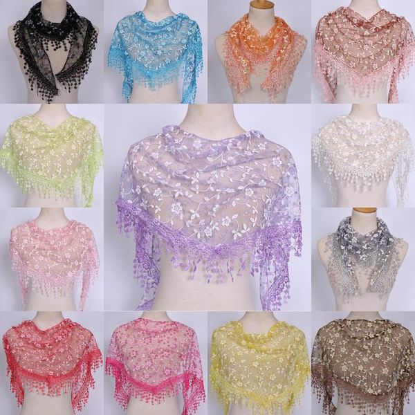 scarves women fashion triangle wrap lady shawl flower lace scarf female baby tassel shawls spring summer po props accessories, Blue;gray
scarves women fashion triangle wrap lady shawl flower lace scarf female baby tassel shawls spring summer po props accessories, Blue;gray