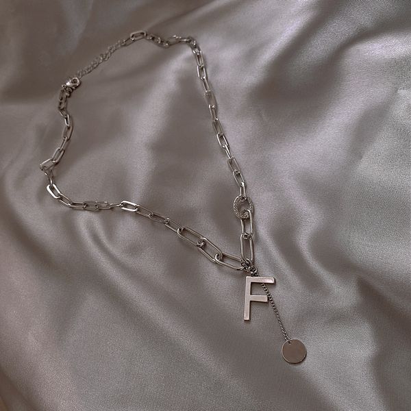 design jewelry versatile letter necklace fashion sweater women cool hip hop clavicle chain, Golden;silver
design jewelry versatile letter necklace fashion sweater women cool hip hop clavicle chain, Golden;silver