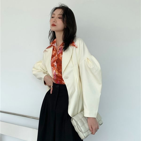 women's down & parkas designer jacket women autumn puff sleeve coat tunic outerwear fall fashion single button ladies clothing 9nz, Black
women's down & parkas designer jacket women autumn puff sleeve coat tunic outerwear fall fashion single button ladies clothing 9nz, Black