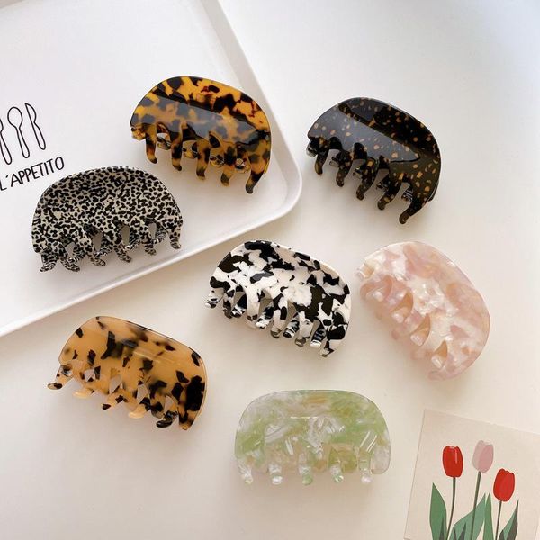 hair accessories 2021 acetate sheet clip leopard semicircle shaped crab clamp women large size hairpins girl accessorie
hair accessories 2021 acetate sheet clip leopard semicircle shaped crab clamp women large size hairpins girl accessorie