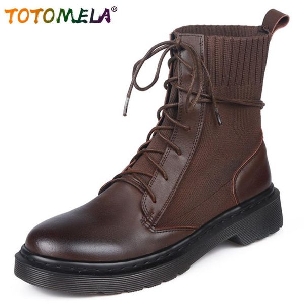 boots totomela 2021 flat casual shoes women genuine leather comfortable autumn winter fashion ankle woman, Black
boots totomela 2021 flat casual shoes women genuine leather comfortable autumn winter fashion ankle woman, Black