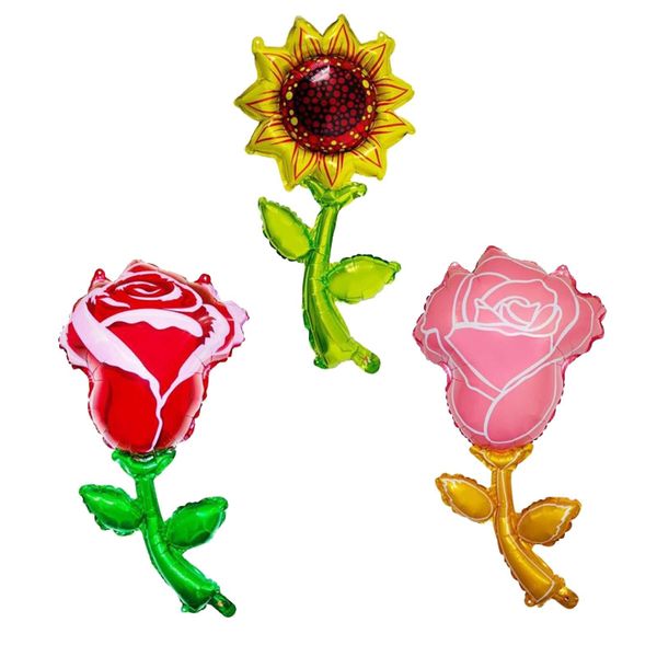 20pcs/lot pink rose flower foil balloons birthday party wedding decorations garden party lies sun flower air globos kids toys
20pcs/lot pink rose flower foil balloons birthday party wedding decorations garden party lies sun flower air globos kids toys