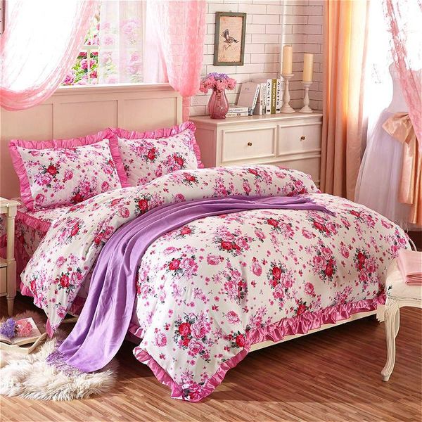 vintage style garden flowers duvet cover set 100%cotton king 4/6pcs bedding quilted bedskirt/bedspread pillow shams sets
vintage style garden flowers duvet cover set 100%cotton king 4/6pcs bedding quilted bedskirt/bedspread pillow shams sets