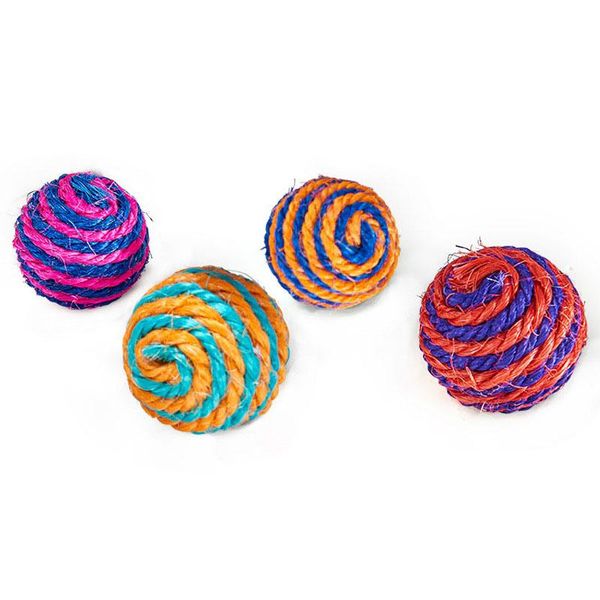 cat toys supplies pet sisal ball bright color toy sound rope series interactive 
cat toys supplies pet sisal ball bright color toy sound rope series interactive