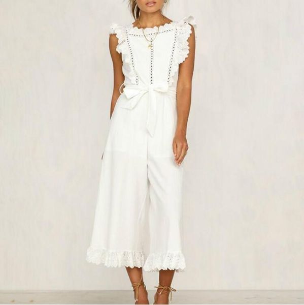 women's jumpsuits & rompers vintage cotton linen ruffled embroidery women jumpsuit elegant hollow out sashes long romper casual overall, Black;white
women's jumpsuits & rompers vintage cotton linen ruffled embroidery women jumpsuit elegant hollow out sashes long romper casual overall, Black;white