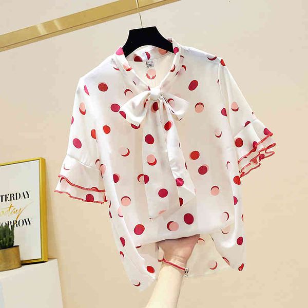 shirt sweet pink white summer flare sleeve bow polka dot chiffon blouse womens and blouses
shirt sweet pink white summer flare sleeve bow polka dot chiffon blouse womens and blouses
