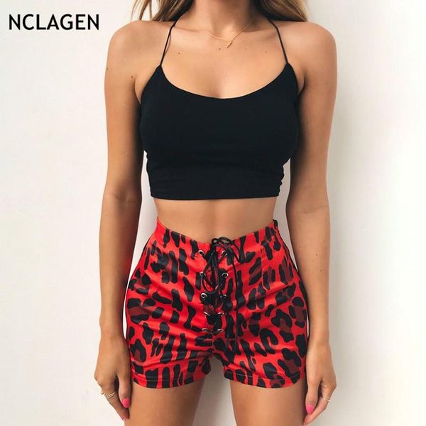 women's shorts nclagen 2021 women leopard print lace up high waist casual slim fitness yogaing gyms booty mujer basic, White;black
women's shorts nclagen 2021 women leopard print lace up high waist casual slim fitness yogaing gyms booty mujer basic, White;black