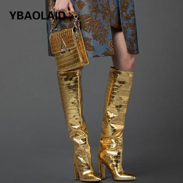 boots autumn and winter fashion solid color pointed toe stone pattern shiny thick high heel knee-length catwalk, Black
boots autumn and winter fashion solid color pointed toe stone pattern shiny thick high heel knee-length catwalk, Black