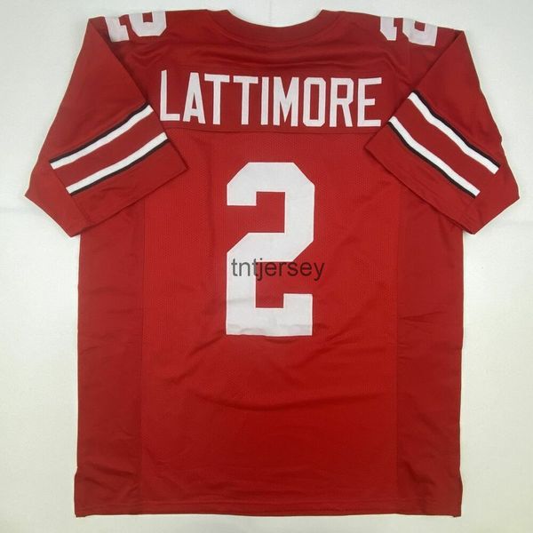 custom new marshon lattimore ohio state red college stitched football jersey xl stitched add any name number, Black
custom new marshon lattimore ohio state red college stitched football jersey xl stitched add any name number, Black