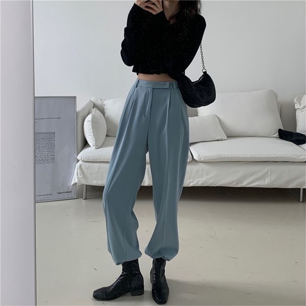 fashion summer women pants chic wide leg pant high waist elegant work trousers female casual pantalon femme 210507, Black;white
fashion summer women pants chic wide leg pant high waist elegant work trousers female casual pantalon femme 210507, Black;white