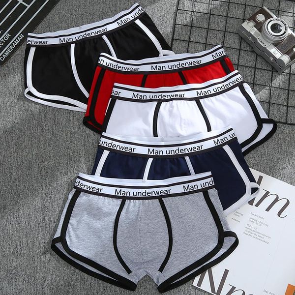 underpants mens boxer men sports shorts high-quality cotton male underwear breathable and comfortable man boxers, Black;white
underpants mens boxer men sports shorts high-quality cotton male underwear breathable and comfortable man boxers, Black;white