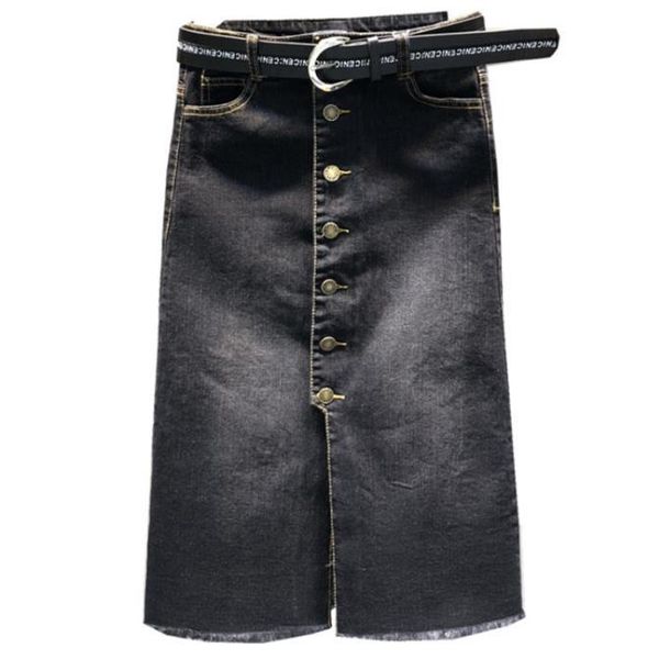 skirts plus size 5xl spring single-breasted denim skirt high waist package hip a-line jeans split, Black
skirts plus size 5xl spring single-breasted denim skirt high waist package hip a-line jeans split, Black