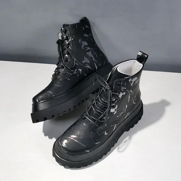 boots fashion thick-soled women 2021 winter plus velvet warmth motorcycle high-lace-up casual women's, Black
boots fashion thick-soled women 2021 winter plus velvet warmth motorcycle high-lace-up casual women's, Black