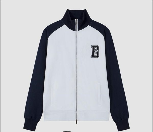 men's sweater jacket fashion letter embroidery stand-up collar contrast stitching couple long-sleeved jacket, Black;brown
men's sweater jacket fashion letter embroidery stand-up collar contrast stitching couple long-sleeved jacket, Black;brown
