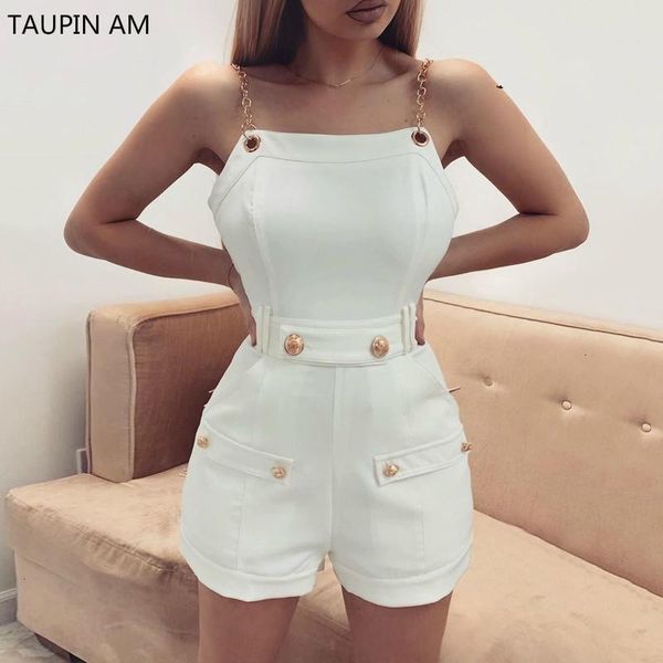 women's jumpsuits & rompers fashion white womens summer autumn playsuits button bodycon female casual 2021 shorts overalls, Black;white
women's jumpsuits & rompers fashion white womens summer autumn playsuits button bodycon female casual 2021 shorts overalls, Black;white