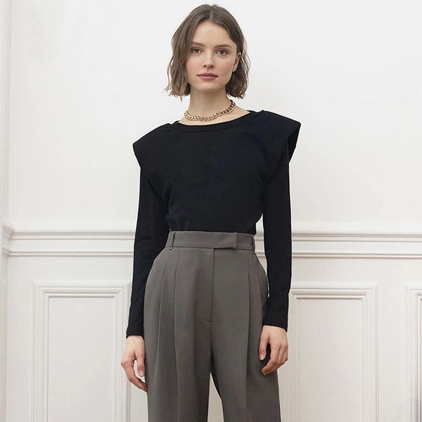 luxury pad shoulder elegant lady blouse long sleeve warm cotton 2021autumn brand designer shirts women blouse black clothes, White
luxury pad shoulder elegant lady blouse long sleeve warm cotton 2021autumn brand designer shirts women blouse black clothes, White