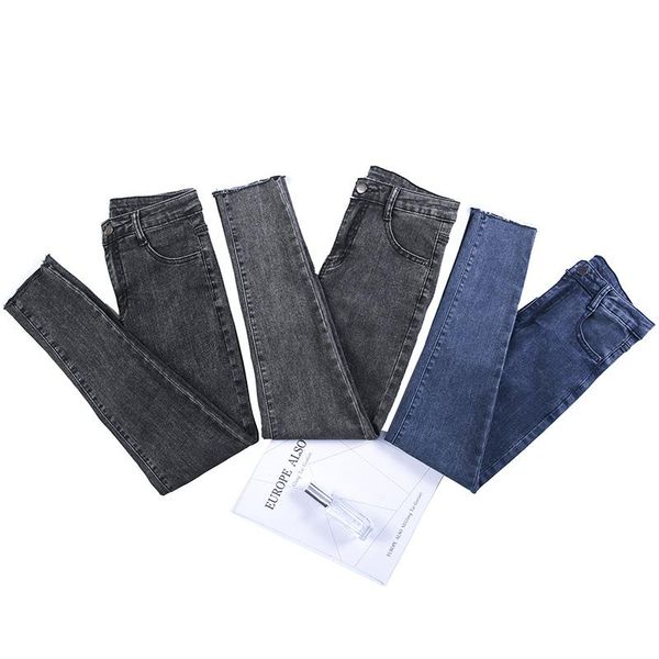 ankle-length pants women denim pencil high waist stretch casual blue gray push up jeans female spring and summer women's
ankle-length pants women denim pencil high waist stretch casual blue gray push up jeans female spring and summer women's